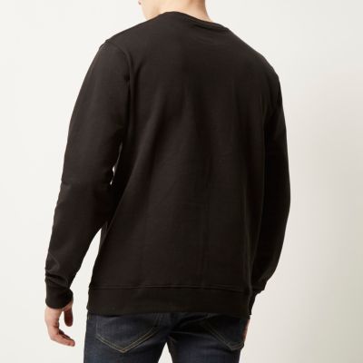 Black RAREGOODS.CO logo sweatshirt